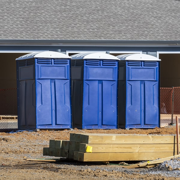 what is the expected delivery and pickup timeframe for the porta potties in Summit NY